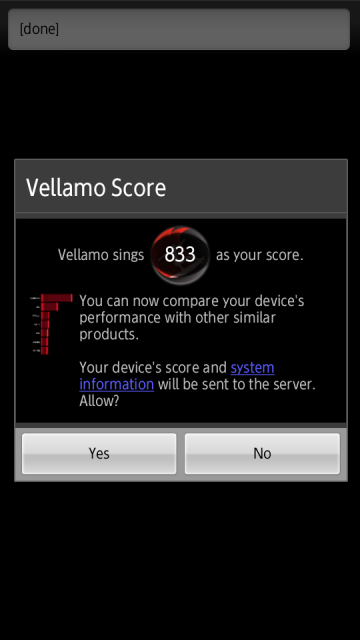 Vellamo Mobile Web Benchmark (AQUOS PHONE SH-12C)