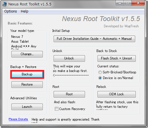 Wug's Nexus Root Toolkit