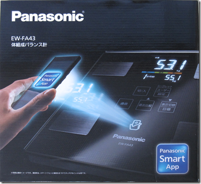 Panasonic EW-FA43 外箱表