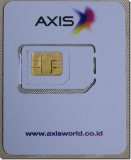 AXIS ProのプリペイドSIM
