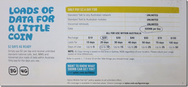 Optus ONLY PAY $2 A DAY