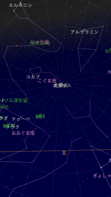 Google Sky Mapの画面