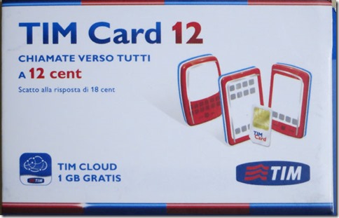 TIMプリペイドSIMカード