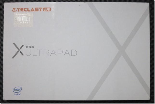Teclast X98 Plus IIの外箱の上面