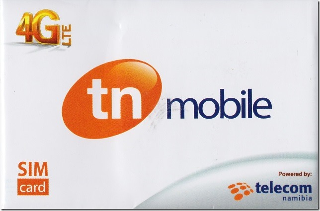 TN MobileのプリペイドSIMカードのパッケージ 表