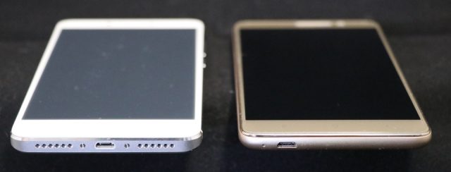 Redmi Note 4とRedmi Note 3 Proの比較 底面