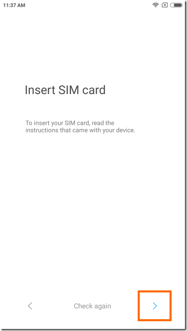 SIMカードの挿入