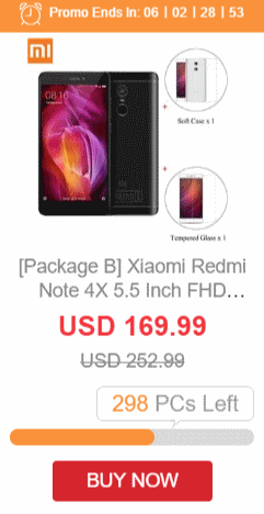 Redmi Note 4X (Bundle Deal)