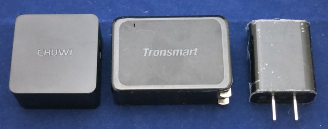 USBチャージャーの比較