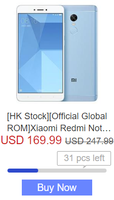 Xiaomi Redmi Note 4X - 5.5インチ / 4GB RAM / 64GB ROM