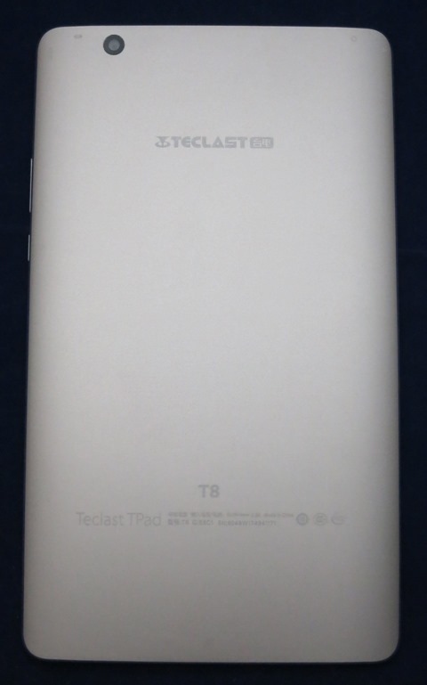 Teclast T8の背面