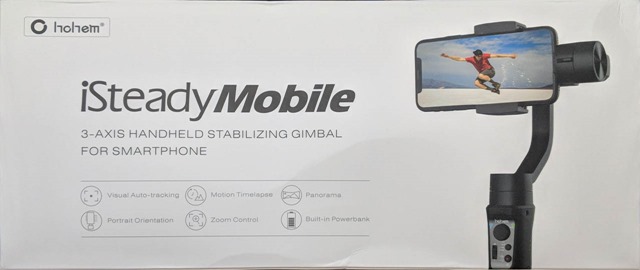 iSteady Mobileのパッケージ 機能説明