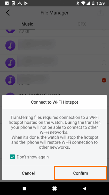 Wi-Fiで転送