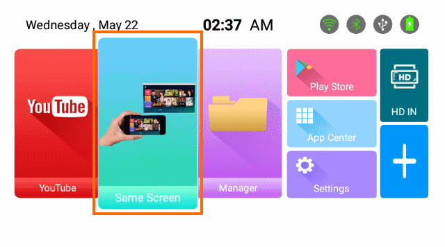 AUN X2 - Same Screenの選択
