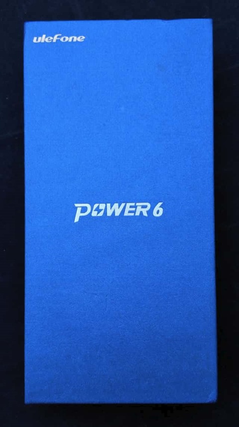 Ulefone Power 6のパッケージ 正面