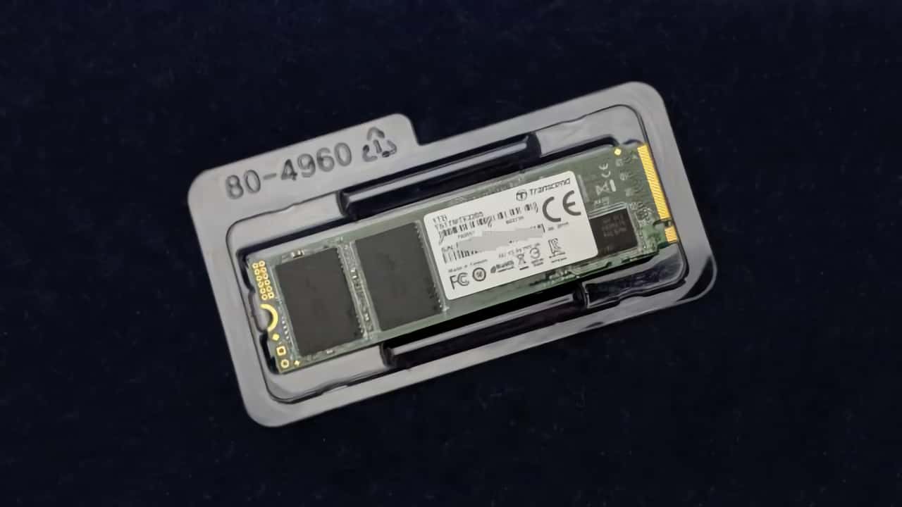 M.2 NVMe SSD トランセンド TS1TMTE220Sを導入する