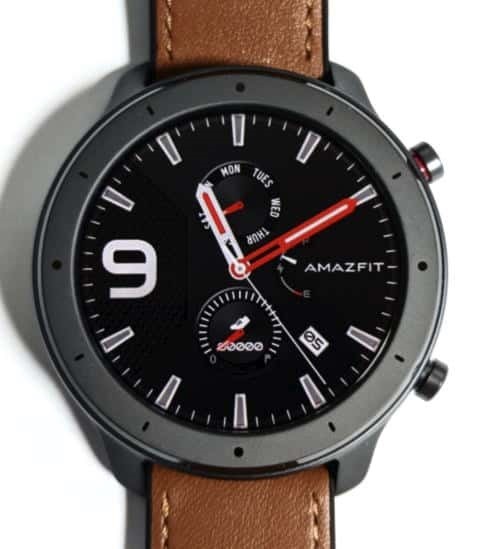 Amazfit GTR 47mmの時計画面