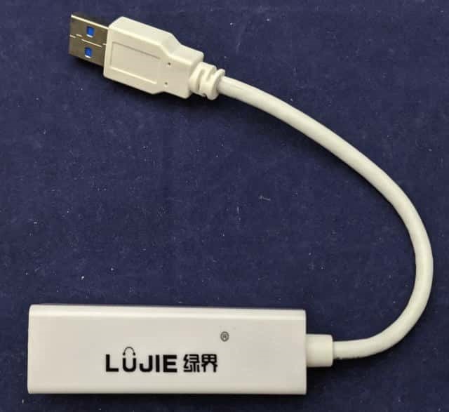 USB Ethernetアダプタ