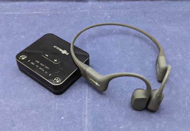 オーディオ機器 ヘッドフォン AfterShokz テレビ用骨伝導ワイヤレスヘッドホン AS801-ABT01を試す 