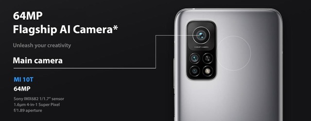 Xiaomi Mi 10Tのカメラ