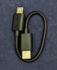 データ通信用 microUSB = USB Type-Cケーブル 