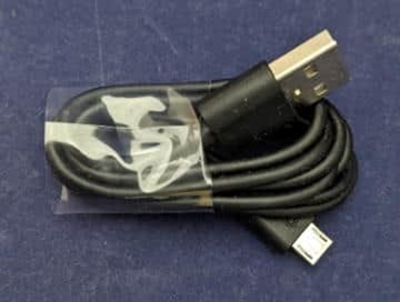 充電用 microUSB = USB Type-Aケーブル 
