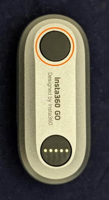 Insta360 GOのボタン