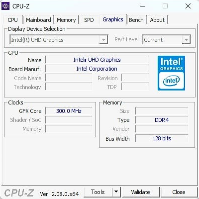 CPU-Z - Graphics