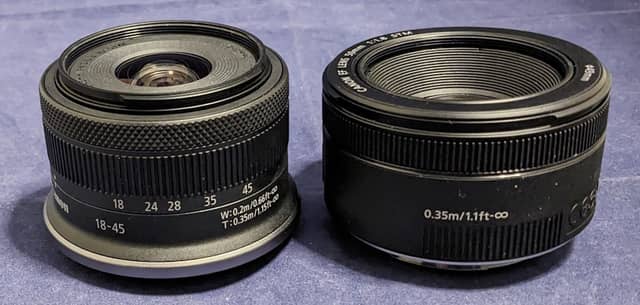 EF50mm F1.8 STMとの比較