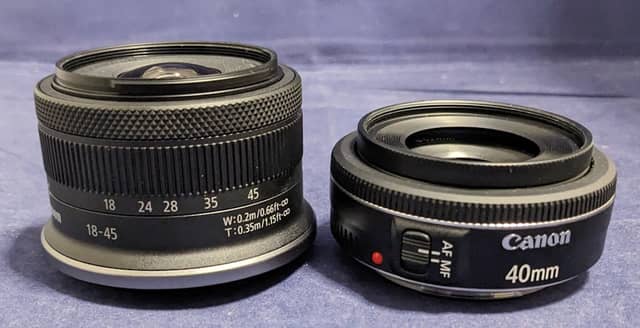 EF40mm F2.8 STMとの比較