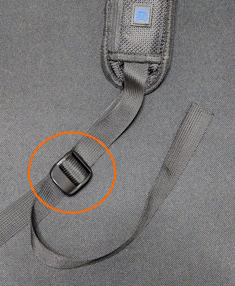 ストラップの長さの調整