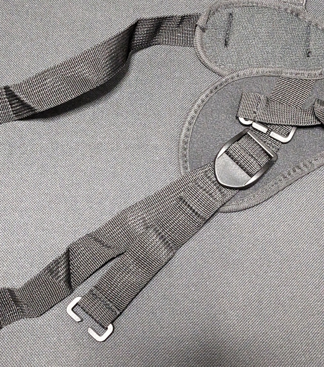 ストラップの長さを調整する部材