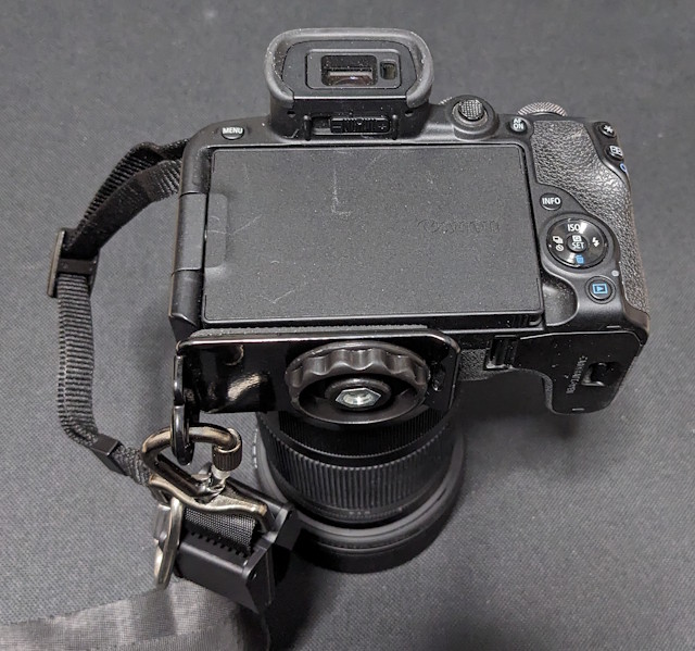 EOS R10に装着した状態