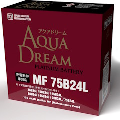 アクアドリーム 国産車 充電制御車対応バッテリー MF 75B24L